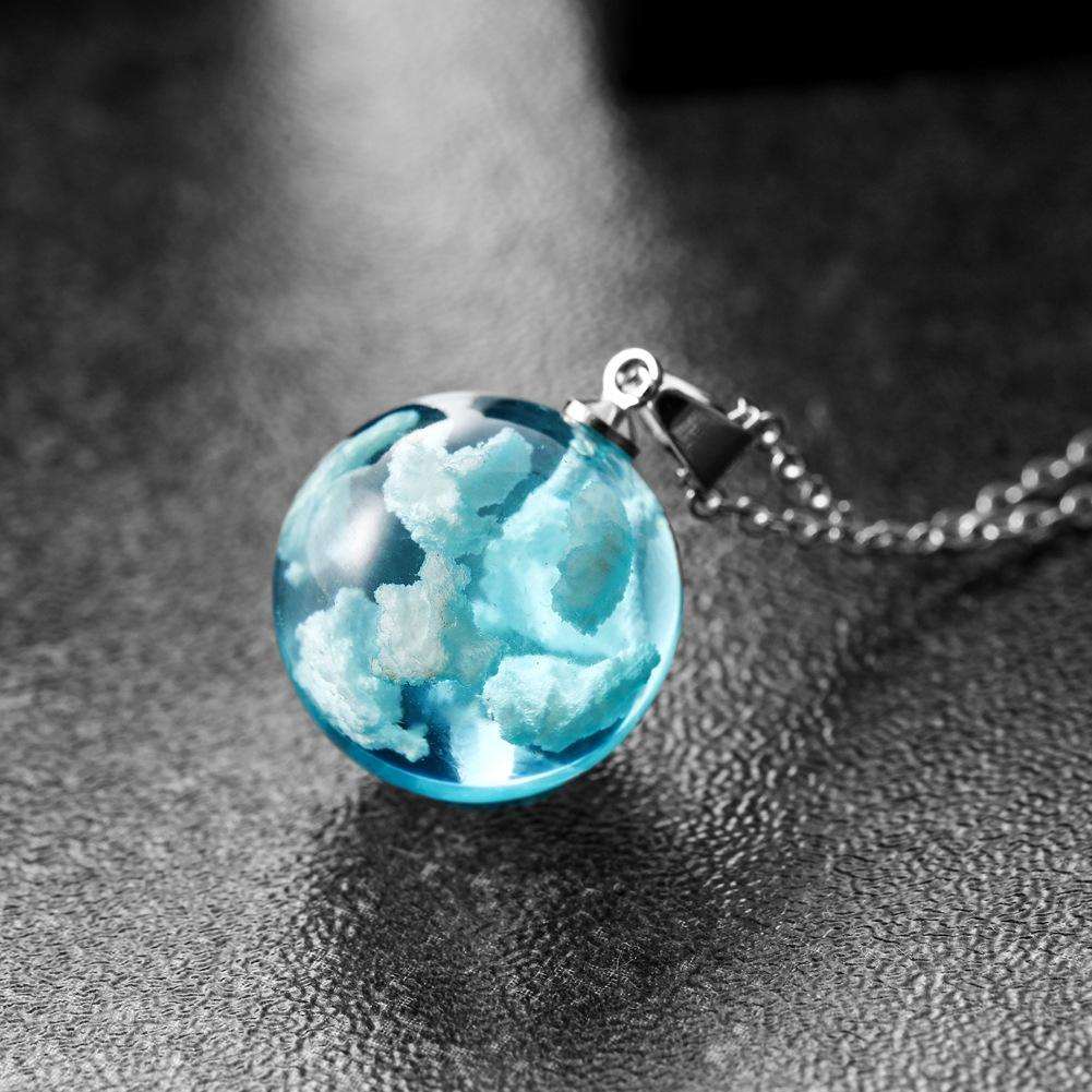 Glass Sky Ball Pendant Necklace Yiwu Nessa Fashion Jewelry Co., Ltd.