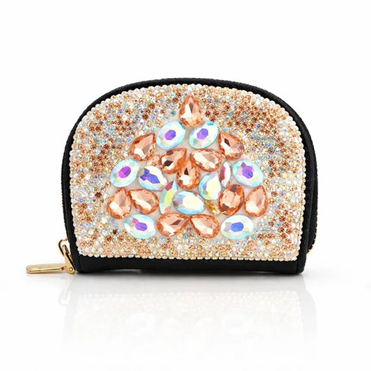 Lunaria Spark Mini Case – Luxury Crystal card holder