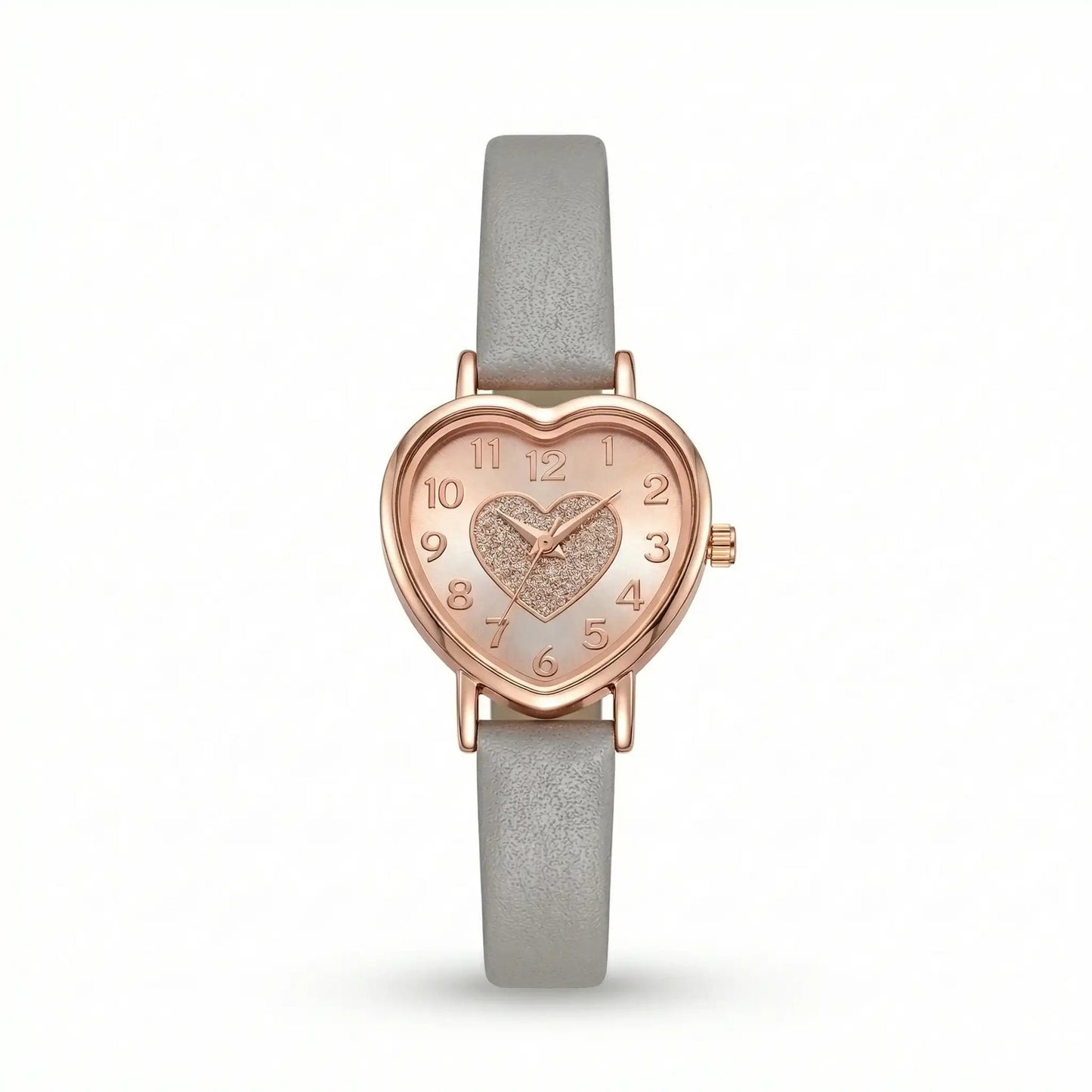 Heart Dial Women’s Wrist Watch Silvish