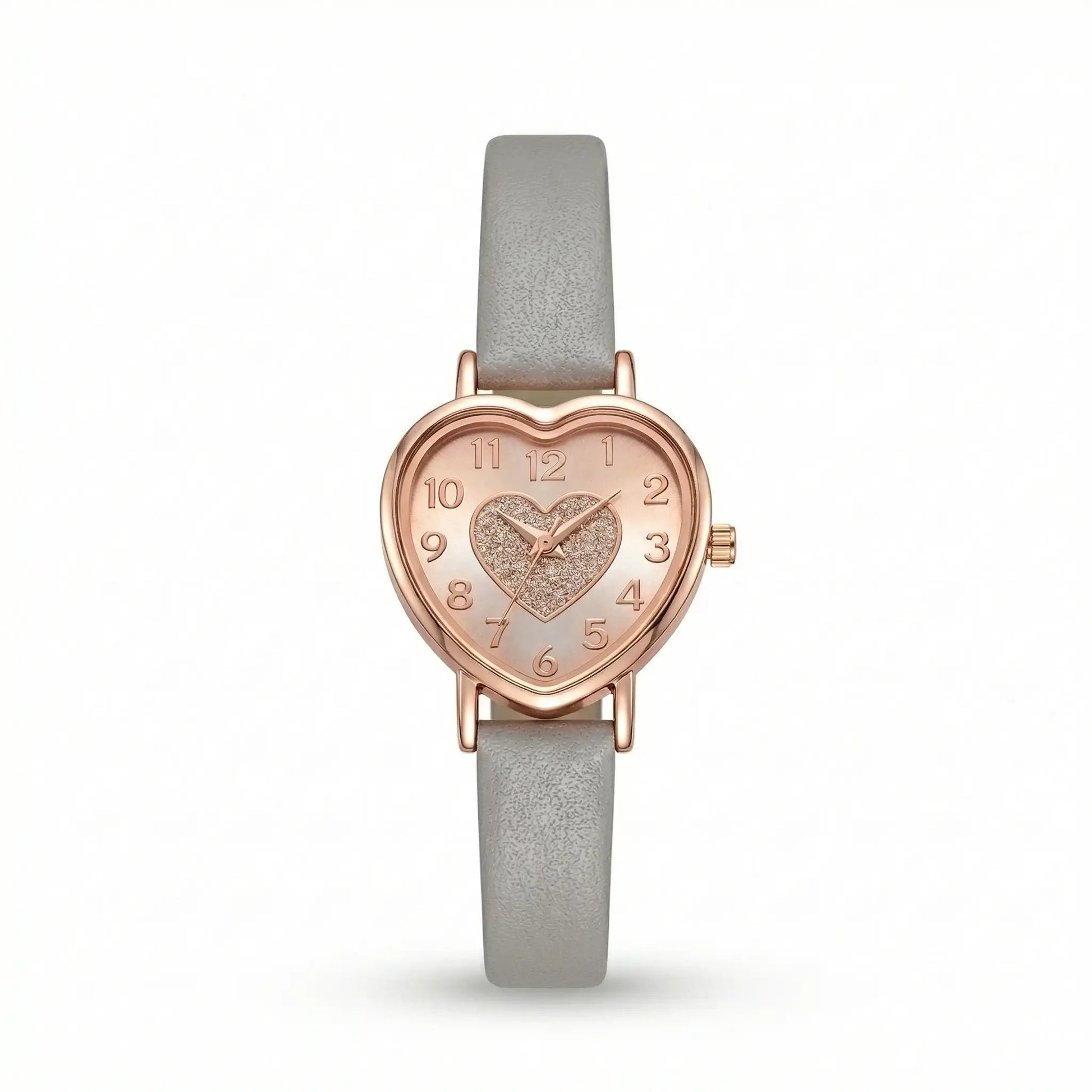 Heart Dial Women’s Wrist Watch Silvish