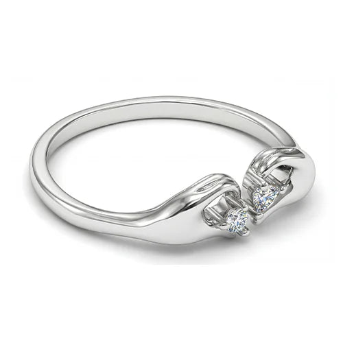 925 Sterling Silver Heart Promise Ring