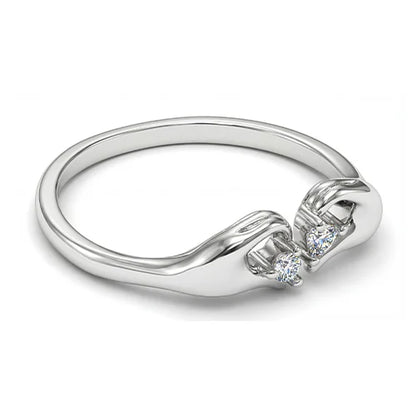 925 Sterling Silver Heart Promise Ring