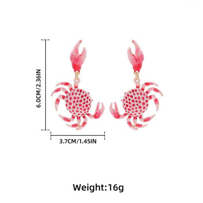 Cute Crab Drop Earrings for Women Yiwu Welwish Jewelry Co., Ltd