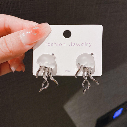 Deep Sea Jellyfish Earrings Hunan Haoyi