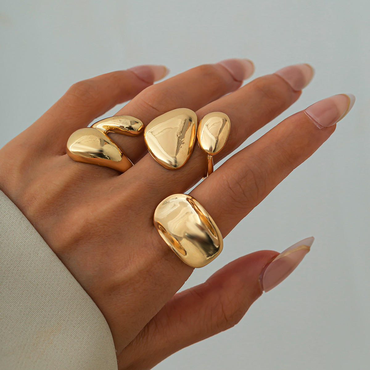 Abstract Statement Rings Set Hunan Haoyi Gift Co., Ltd.