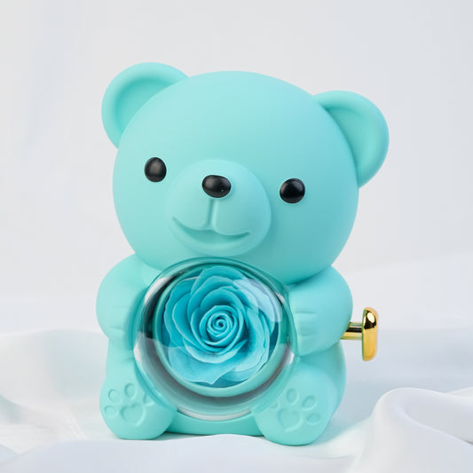 Blue Teddy Gift Box