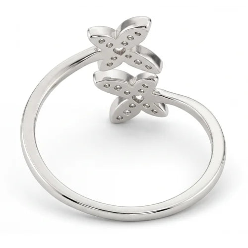 925 Sterling Silver Butterfly Dream Ring Silvish