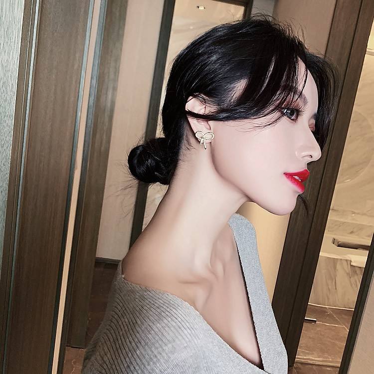 Gold Tone Rope Knot Stud Earrings for Women Yiwu Zhuchai E-Commerce Firm