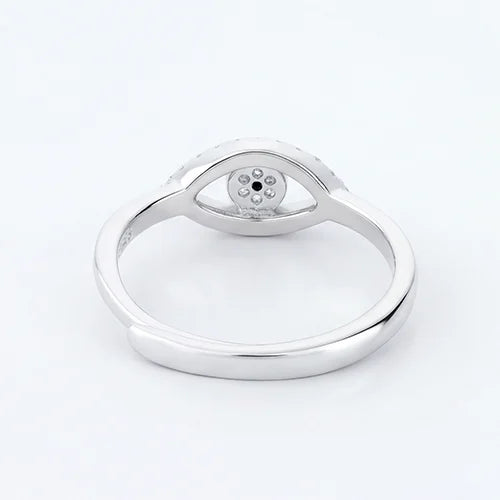 Celestial Guard Evil Eye Ring (925 Sterling Silver) Silvish
