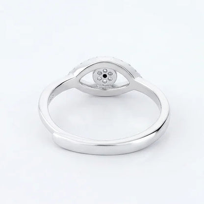 Celestial Guard Evil Eye Ring (925 Sterling Silver) Silvish