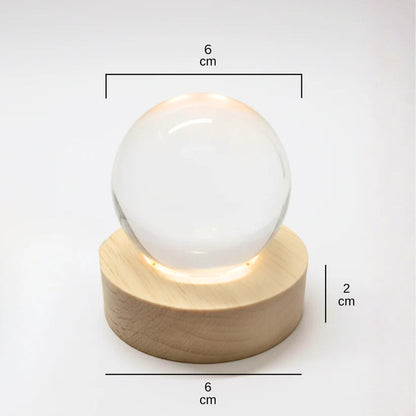 Laxmi Ji 3D Crystal LED Lamp Silvish