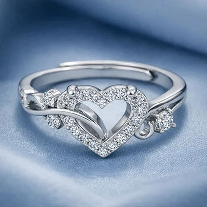 925 Sterling Silver Forever Heart Ring