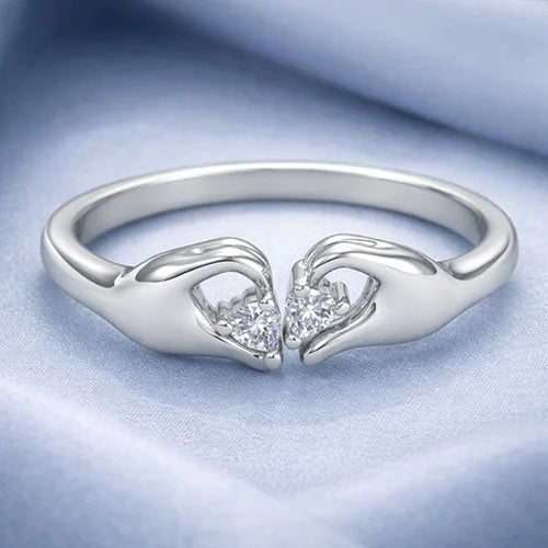 925 Sterling Silver Heart Promise Ring