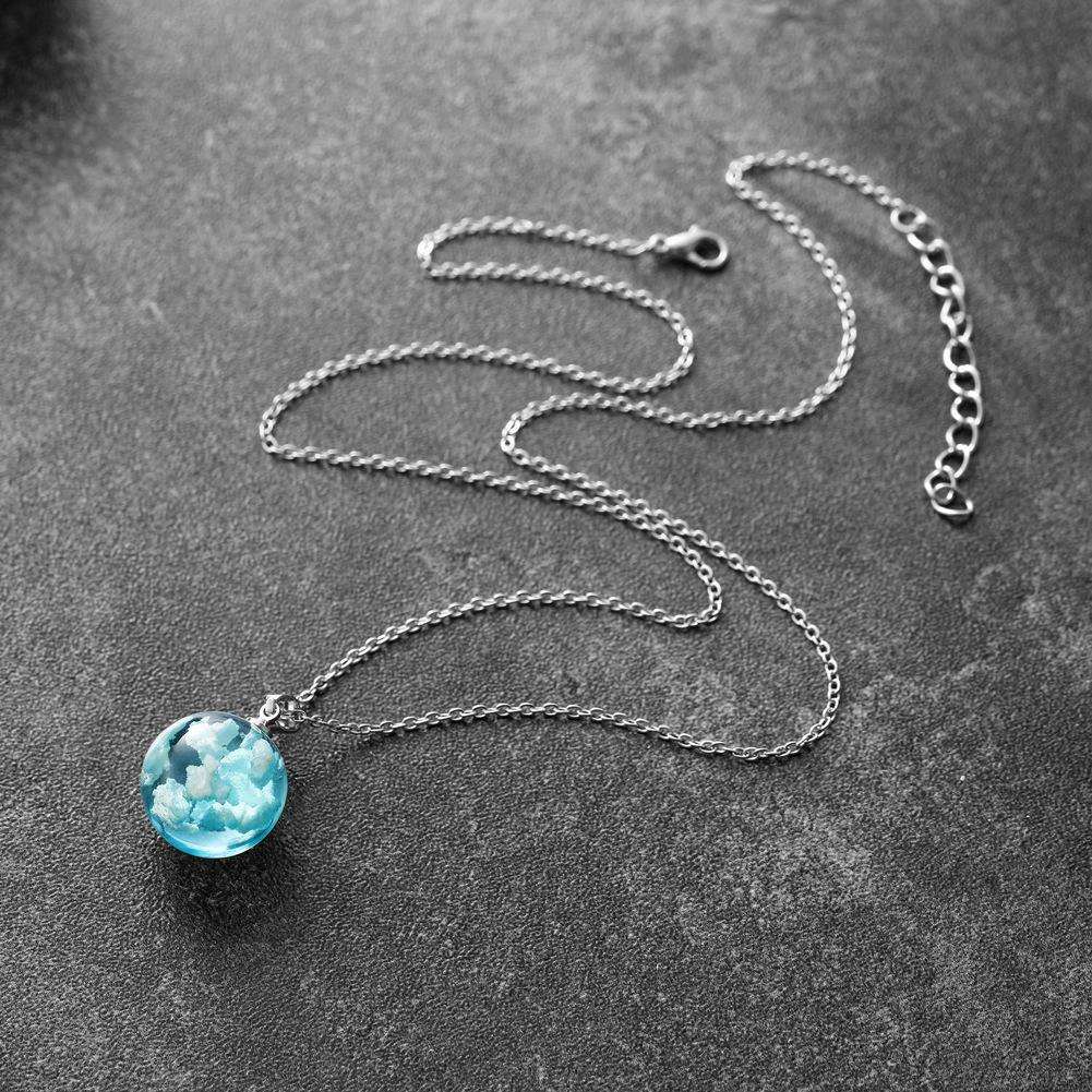 Glass Sky Ball Pendant Necklace Yiwu Nessa Fashion Jewelry Co., Ltd.