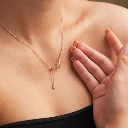 Rose Gold Helix Pendant