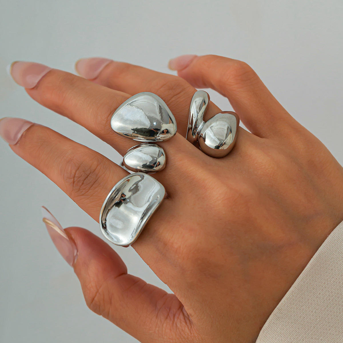 Abstract Statement Rings Set Hunan Haoyi Gift Co., Ltd.