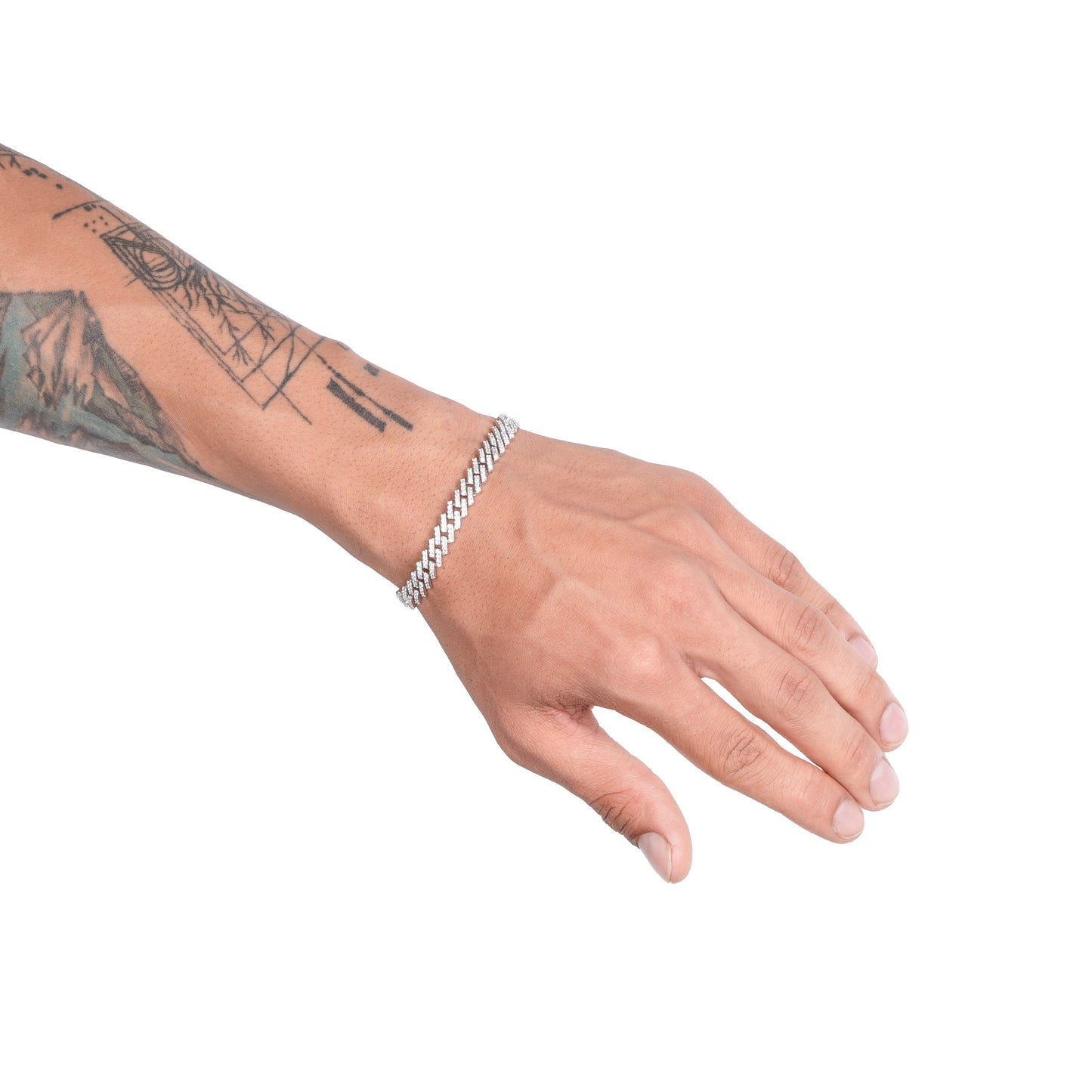 Everlast Silver Men Bracelet