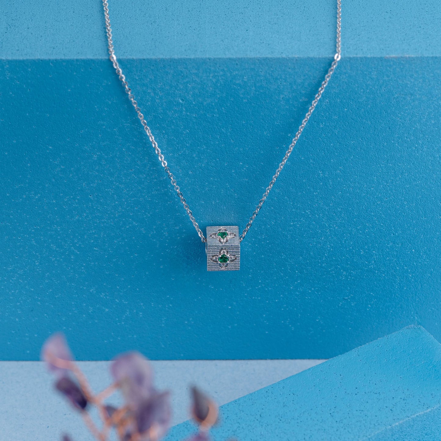 Eden Box Silver Pendant