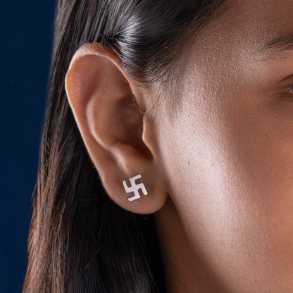 'Swastik Symbol' Earrings