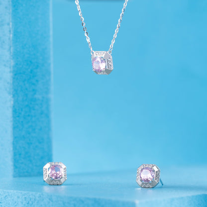 'Cherry Blossom' Silver Pendant Set