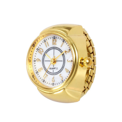Amber Time Ring Watch Silvish