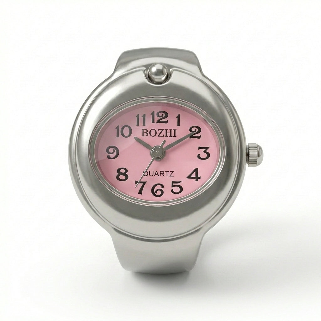 Bare Blush Ring Watch Silvish