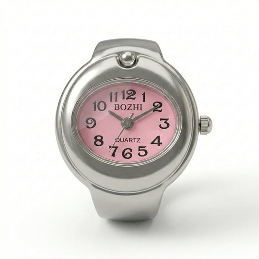 Bare Blush Ring Watch Silvish