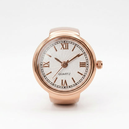 Champagne Glow Ring Watch Silvish