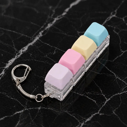 Stress Relief Keyboard Keychain Fidget SWARVOSKI