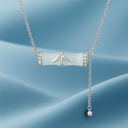 Silver White Whisper Pendant