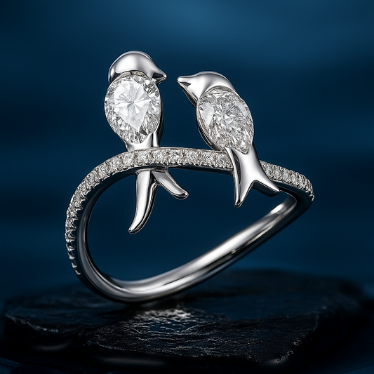 Whispers in Silver Ring