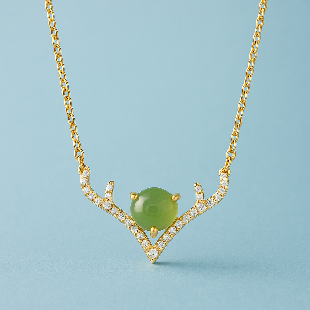 Gold Plated Forest Guardian Pendant