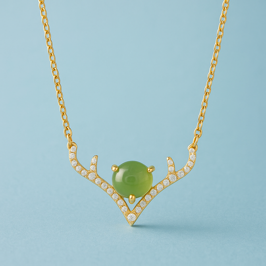 Gold Plated Forest Guardian Pendant