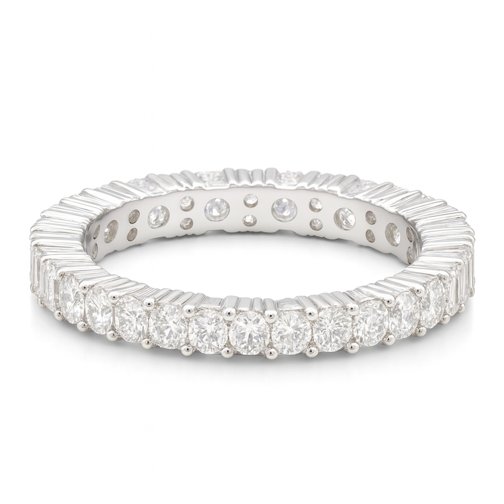 Silver Eternity Band