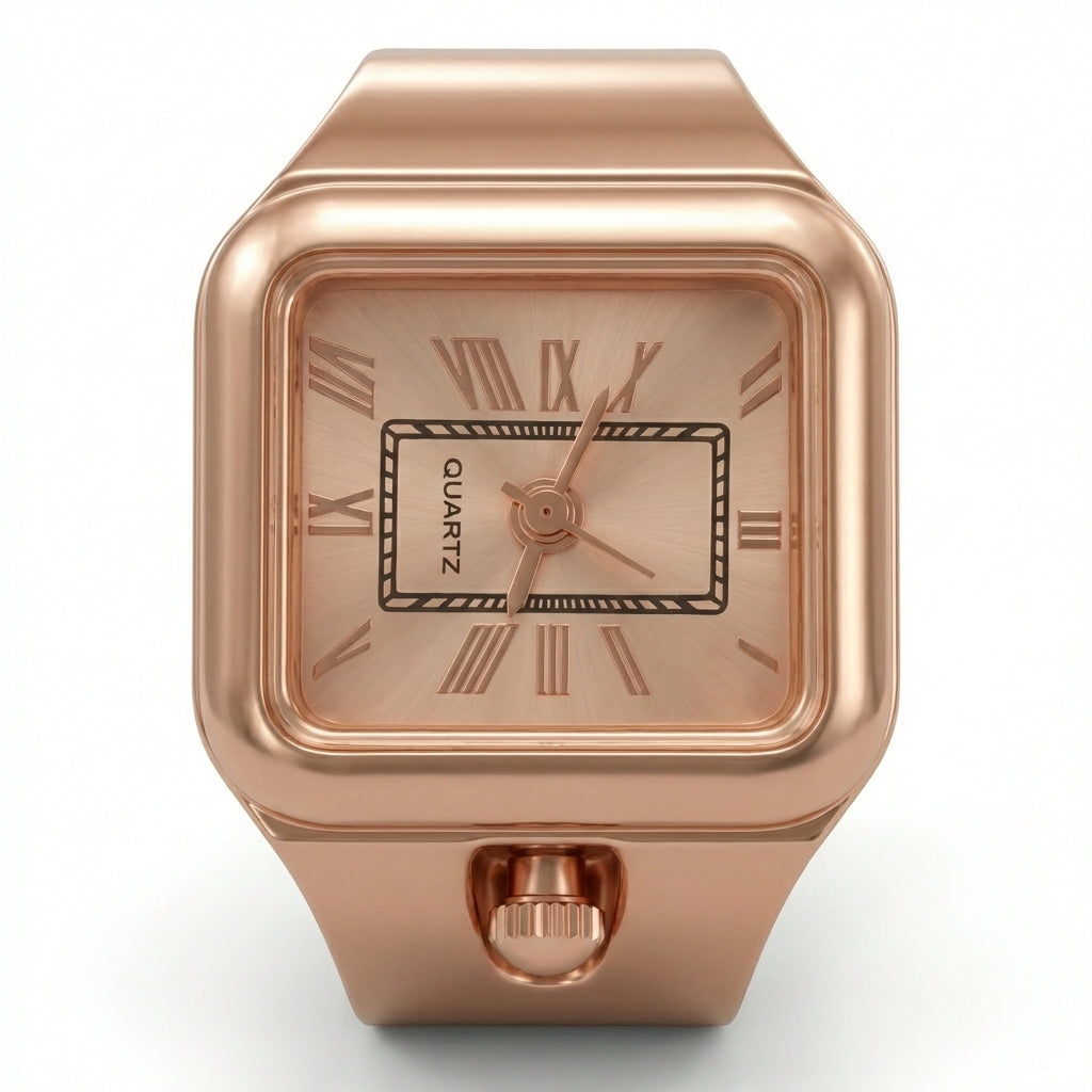 Chrome Pop Ring Watch Silvish