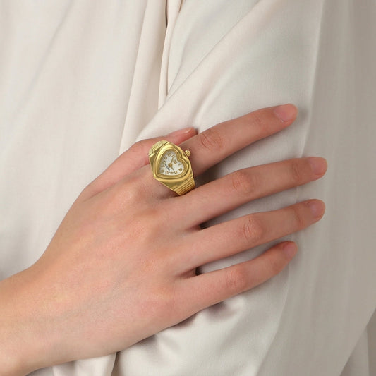 Cupid Ring Watch Silvish