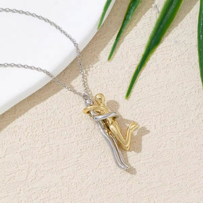 Couple Hug Love Pendant Yiwu Lucia Jewelry Co. Ltd.