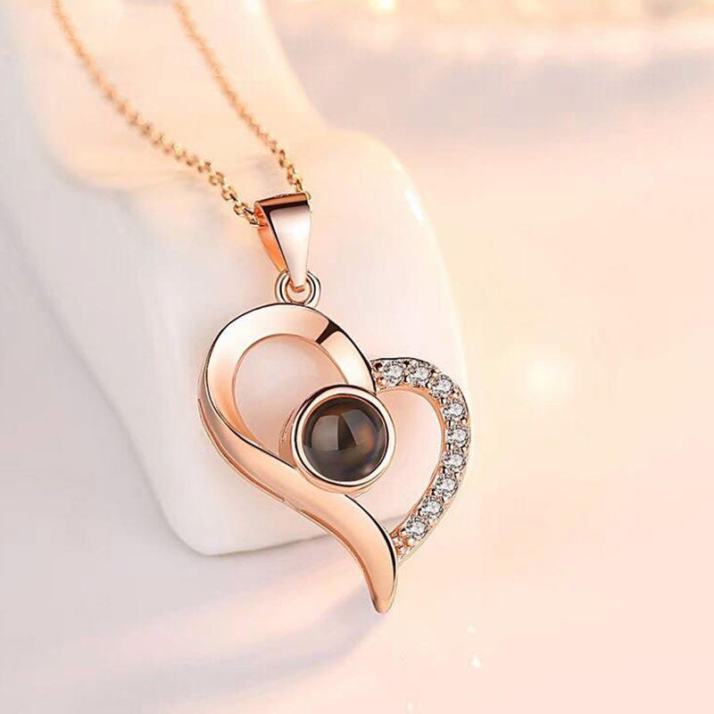 “I Love You” 100 Languages Projection Necklace Yiwu Jinyuan Jewelry Factory