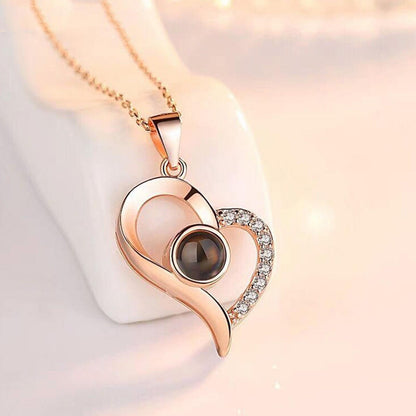 “I Love You” 100 Languages Projection Necklace Yiwu Jinyuan Jewelry Factory