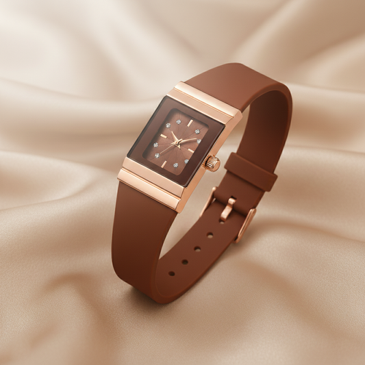 Veloura Bronze Women watch Silvish