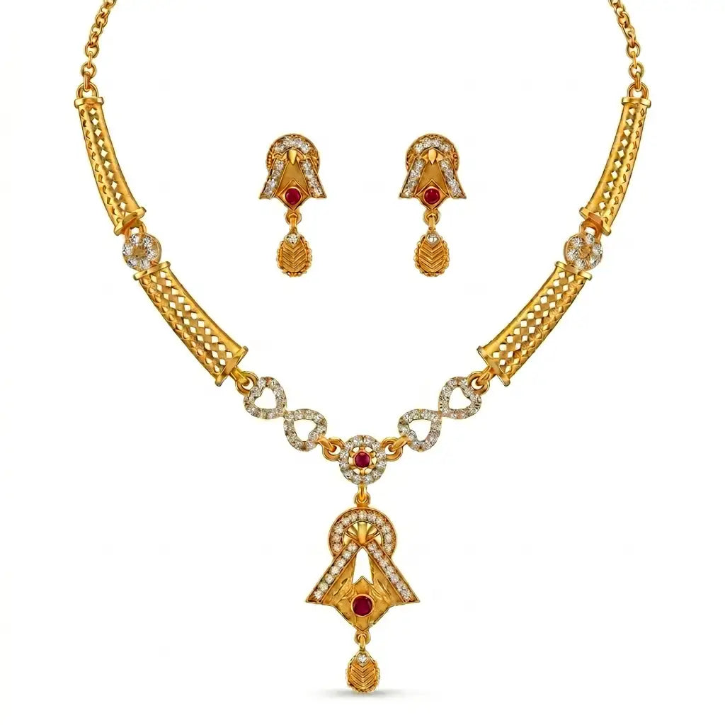 Saanvi Necklace Set pooja sales