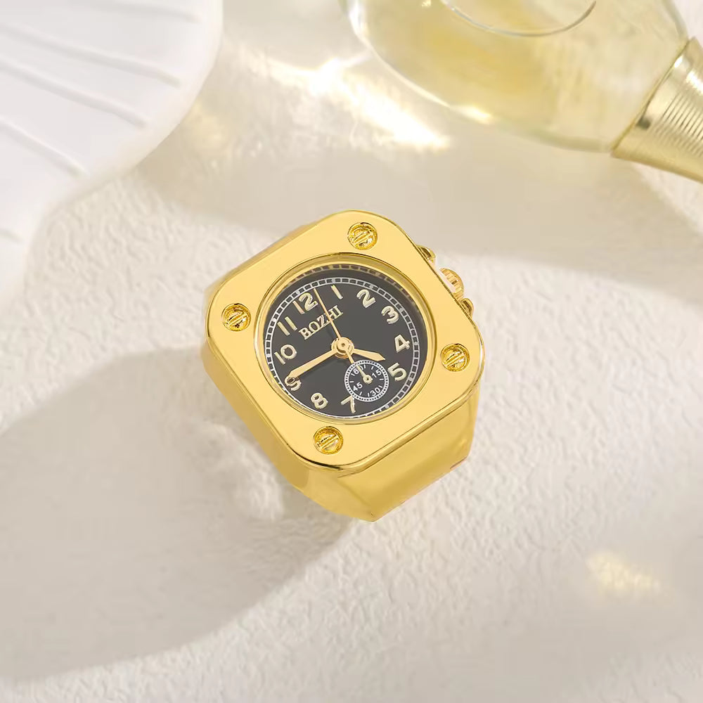 Golden Hour Ring Watch Silvish
