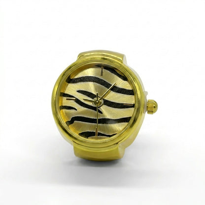 Golden Safari Ring Watch Silvish