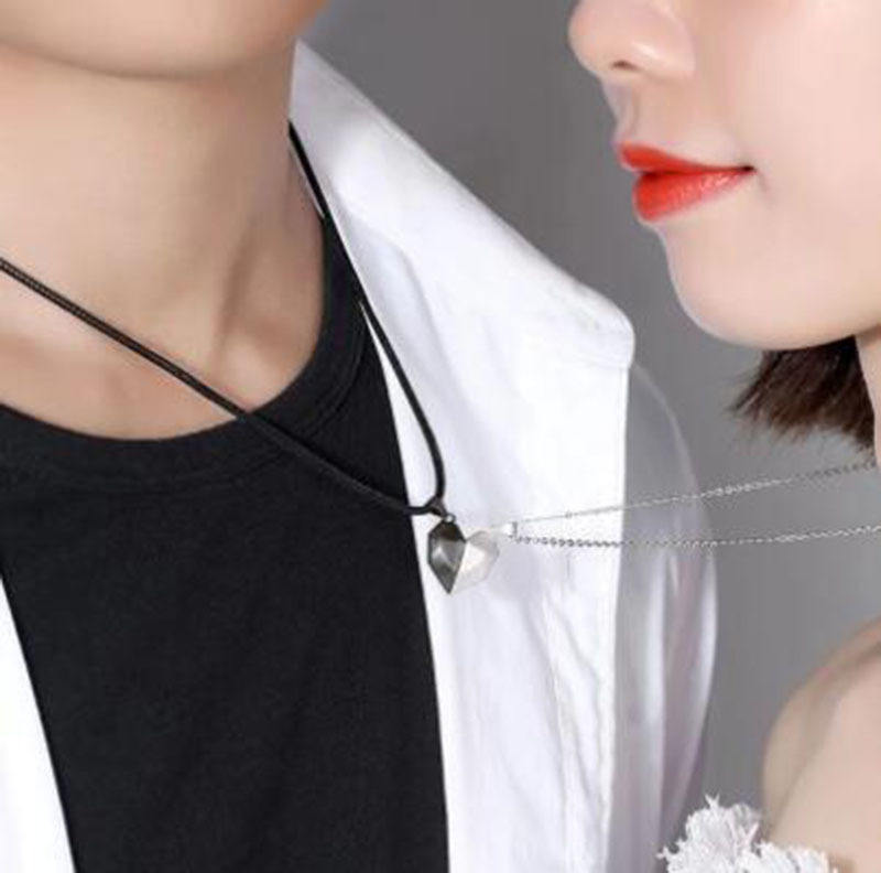 Heart Magnetic Couple Necklace