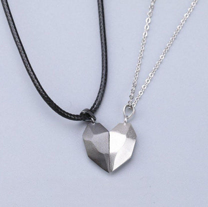Heart Magnetic Couple Necklace