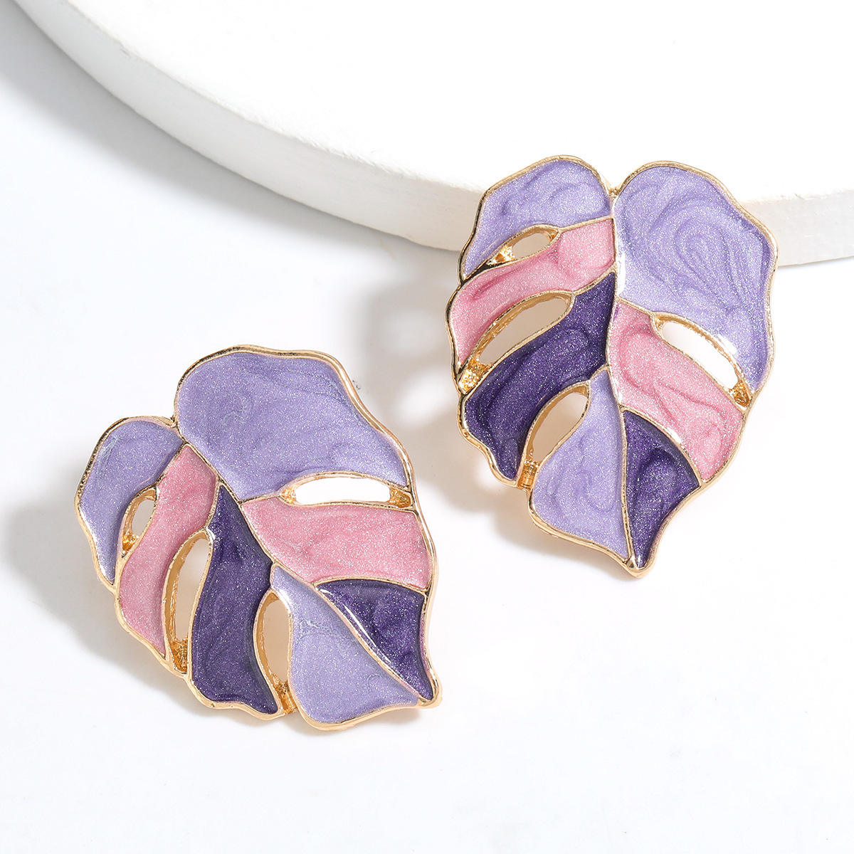 Petal Pink Earrings Yiwu Baochai E-Commerce Firm