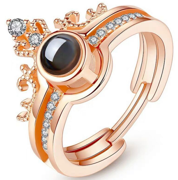 100 Languages I LOVE YOU projection ring