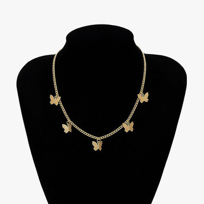 Butterfly Gold Chain Necklace