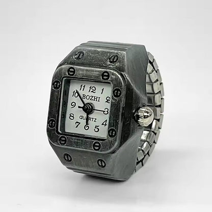 Phantom Dial Ring Watch Silvish
