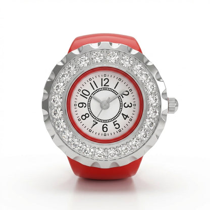 Hot Cherry Ring Watch Silvish